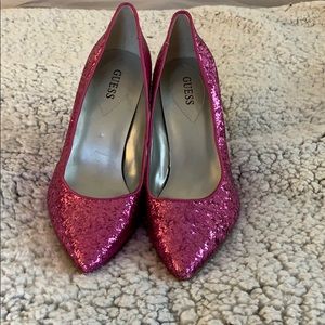 Sparkly glam shoes